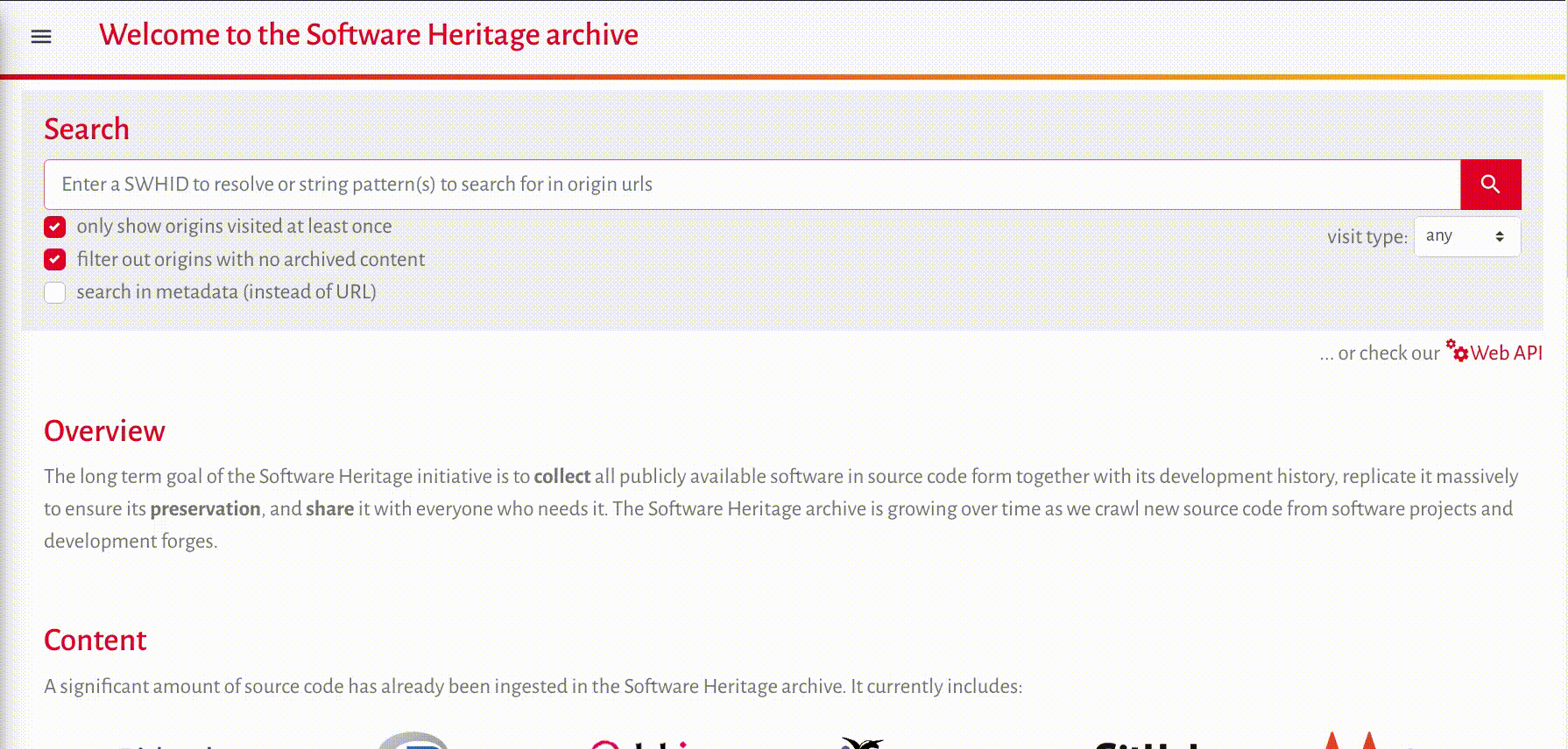 Get the SWHID of a directory